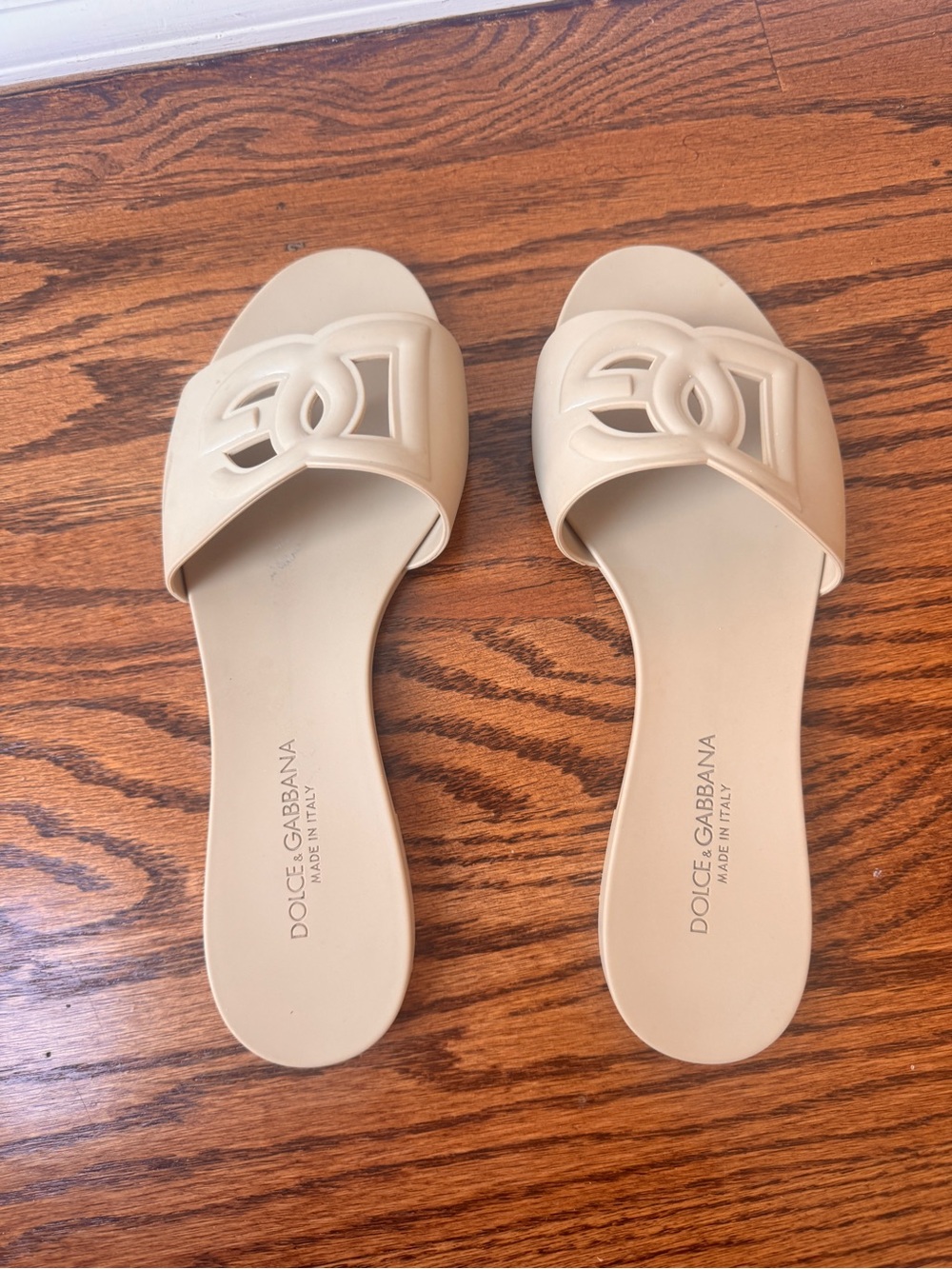 Dolce & Gabbana interlock Logo Slide Sandals